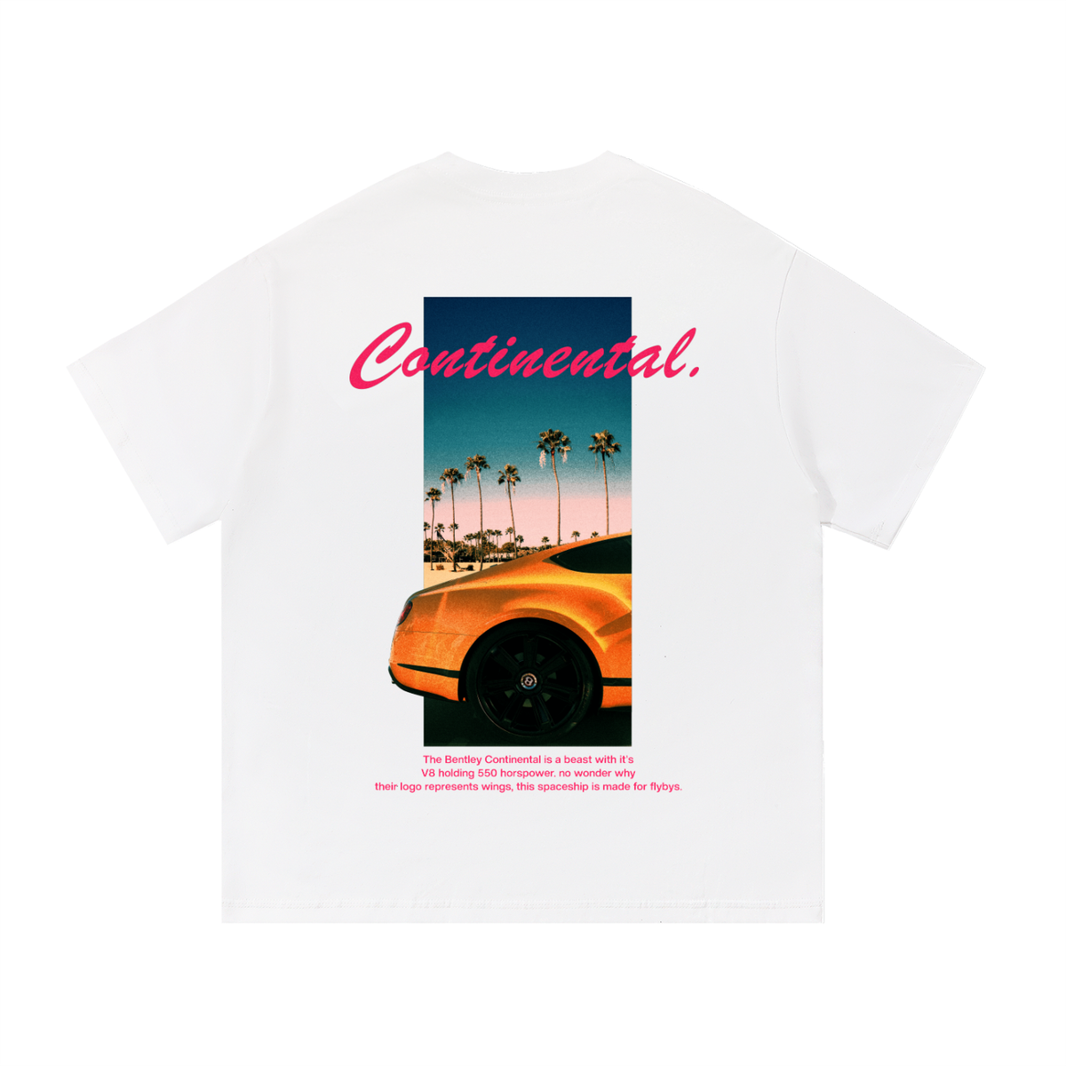 Essential Cotton T-Shirt continental front and back