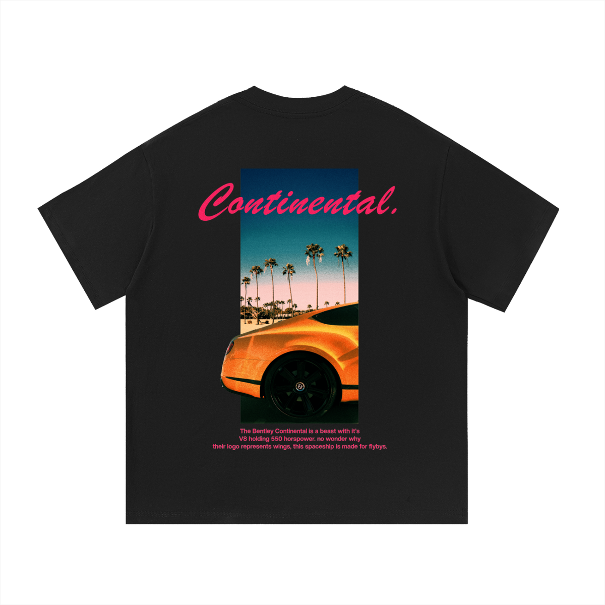 Essential Cotton T-Shirt continental front and back